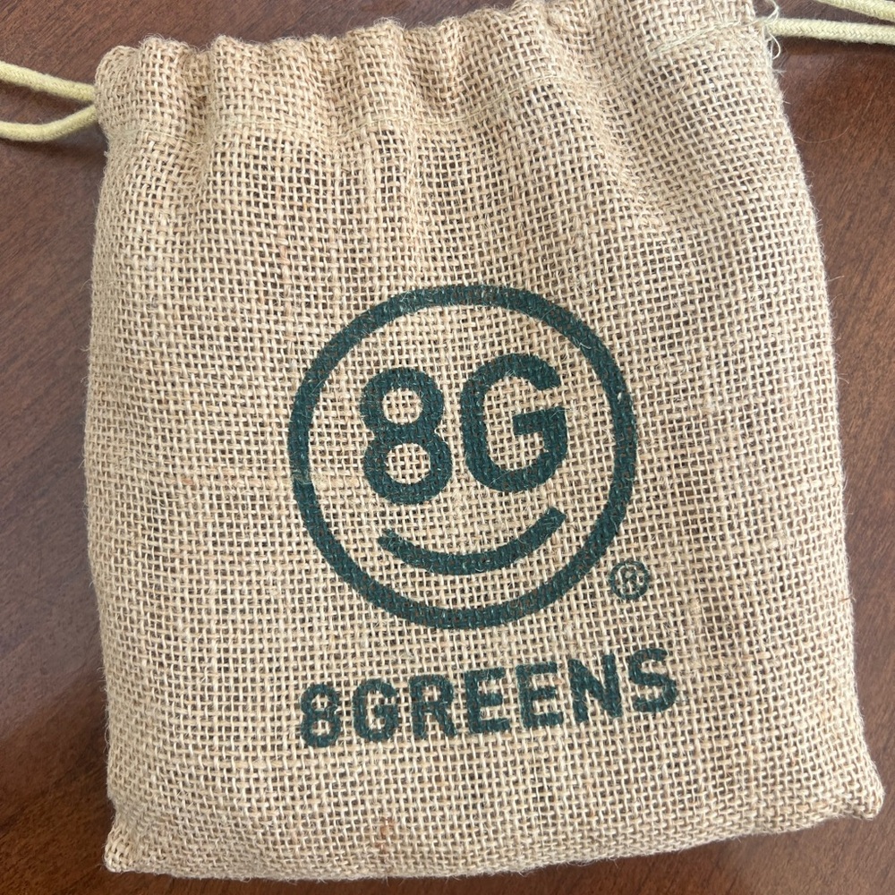 8Greens Burlap Drawstring Pouch - Picture 11 of 11